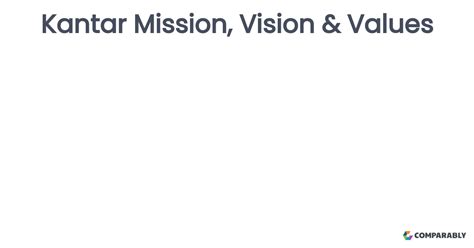 kantar mission statement